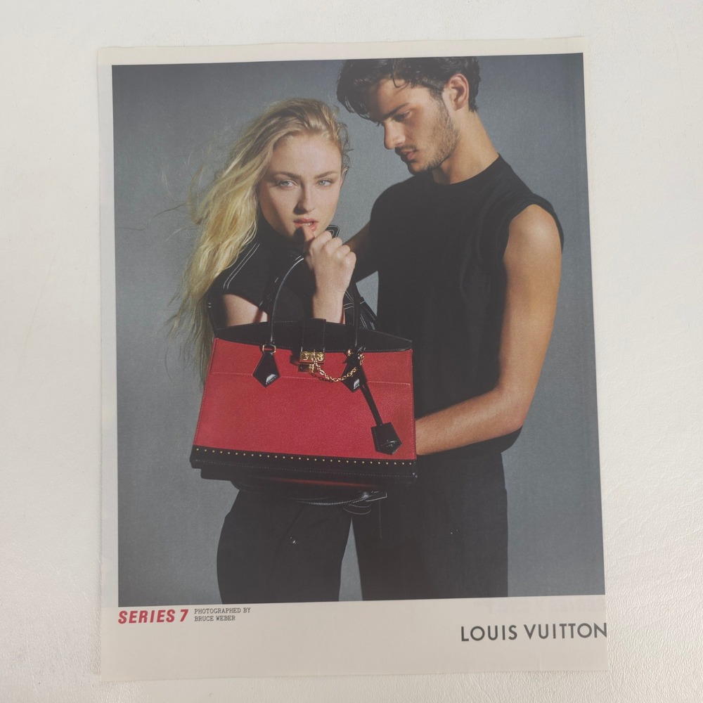 Louis Vuitton Sophie Turner Print Ad City Steamer PM Designer Bag Fashion Decor